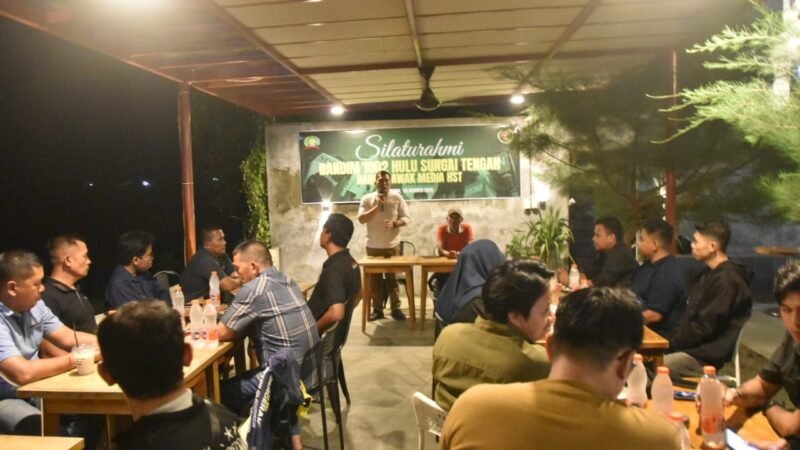Bangun Sinergi Informasi, Kodim 1002/HST Gelar Silaturahmi Bersama Insan Pers