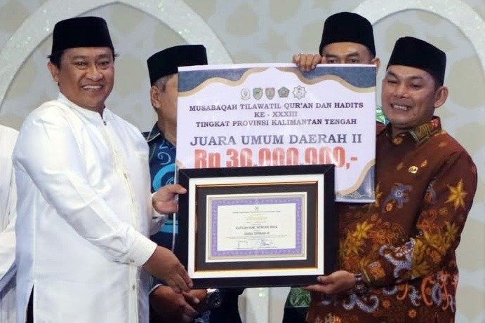 Wabup Rahmanto Muhidin Hadiri Penutupan MTQH XXXIII, Mura Raih Juara III