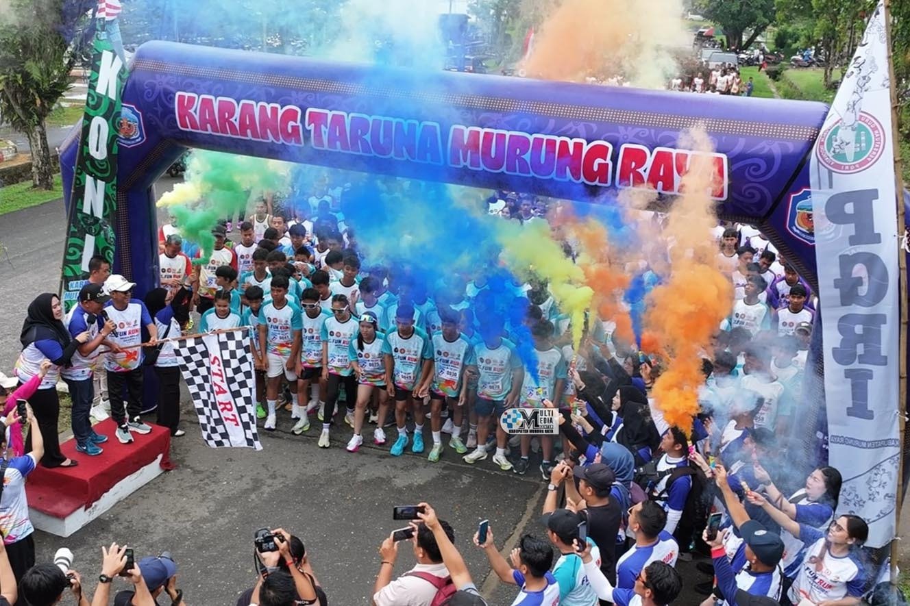 Antusiasme Masyarakat Ikuti Fun Run Murung Raya Hebat Season 1 tahun 2025