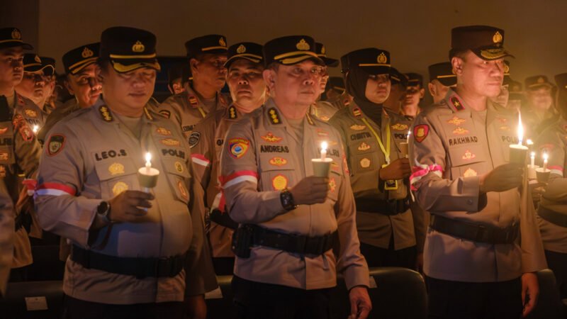 Renungan Kebangsaan Warnai Apel Kasatwil 2025, Kapolda Kalteng Tegaskan Integritas Polri