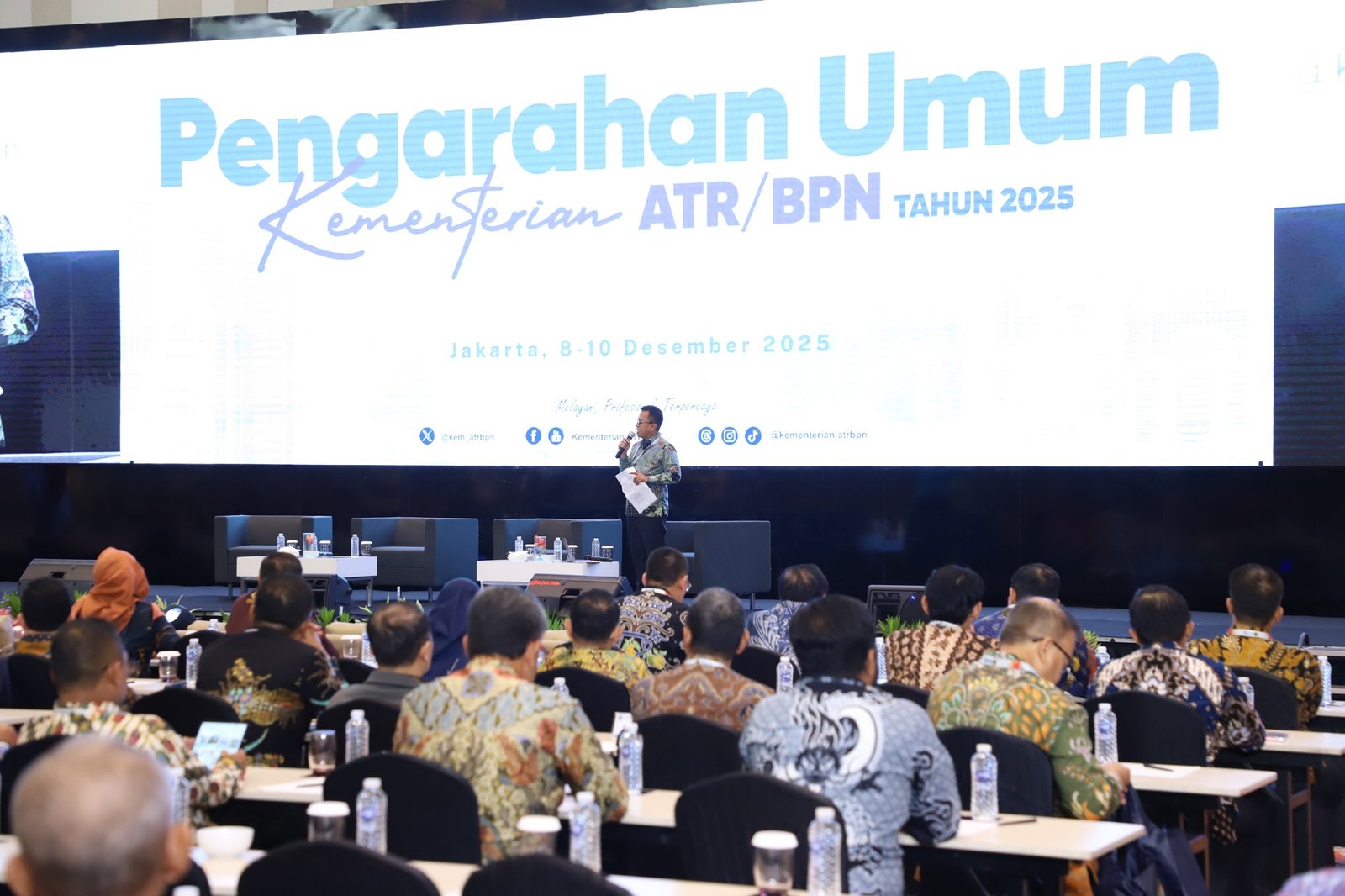 Sekjen ATR/BPN Dorong Pemantapan Renstra dan Evaluasi Akhir Tahun dalam Rakernas 2025