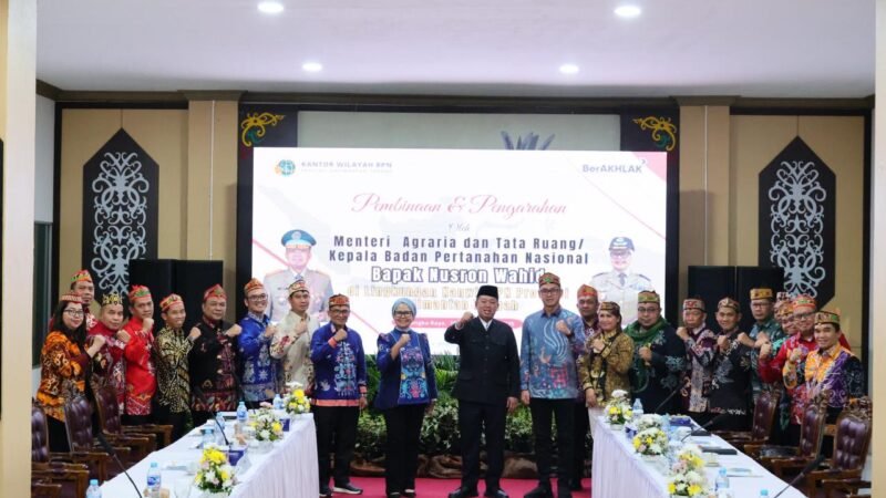 Menteri Nusron Dorong Reformasi Layanan Pertanahan di Kalteng: “Tidak Ada Lagi Pelayanan yang Kaku”