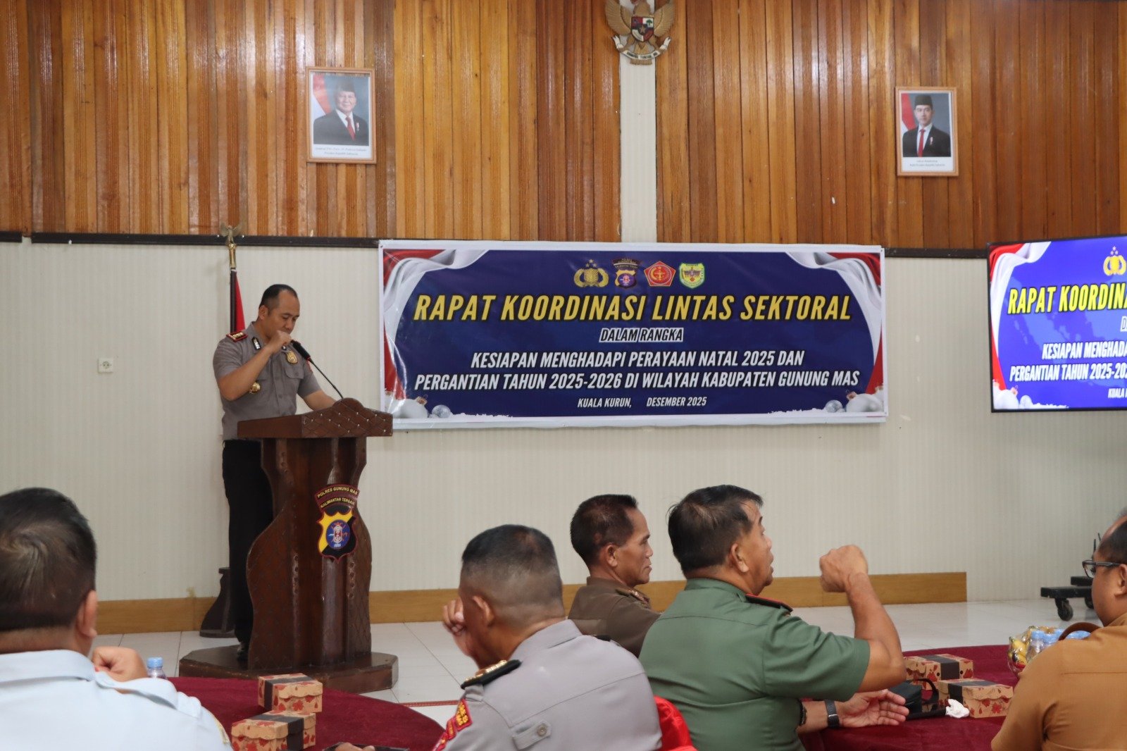 Polres Gumas Bentuk Tiga Pos Terpadu untuk Jamin Keamanan Nataru 2026