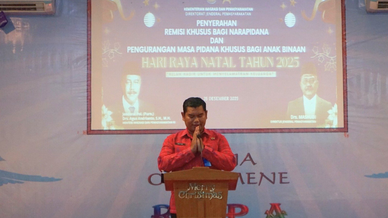 110 Warga Binaan Rutan Palangka Raya Terima Remisi Khusus Hari Raya Natal