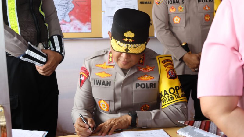 Kapolda Kalteng Tinjau Pos Terpadu Pulang Pisau, Keselamatan Jemaah dan Pemudik Jadi Prioritas