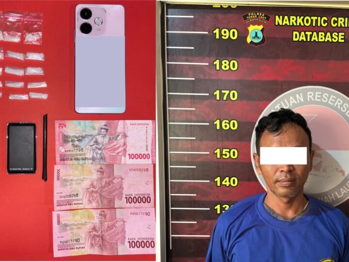 Satresnarkoba Polres Tala Bekuk Terduga Pengedar Sabu di Takisung