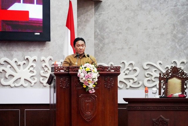 Rapat Paripurna Pertama Tahun Sidang 2026 Oleh Wagub Kalteng