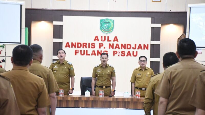 Bupati Pulang Pisau Hadiri Sertijab 18 Pejabat Eselon II, Tekankan Penguatan Pelayanan Publik