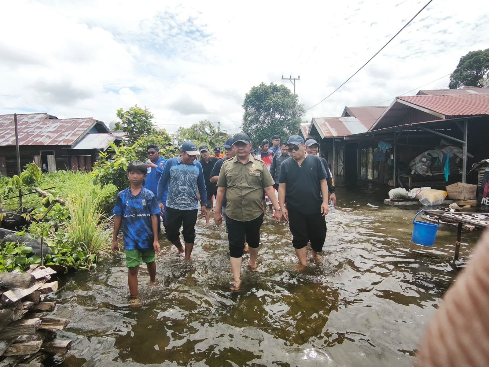 Banjir Belum Surut 20 Hari, Pemkab HST Siapkan Normalisasi Sungai Kayu Rabah