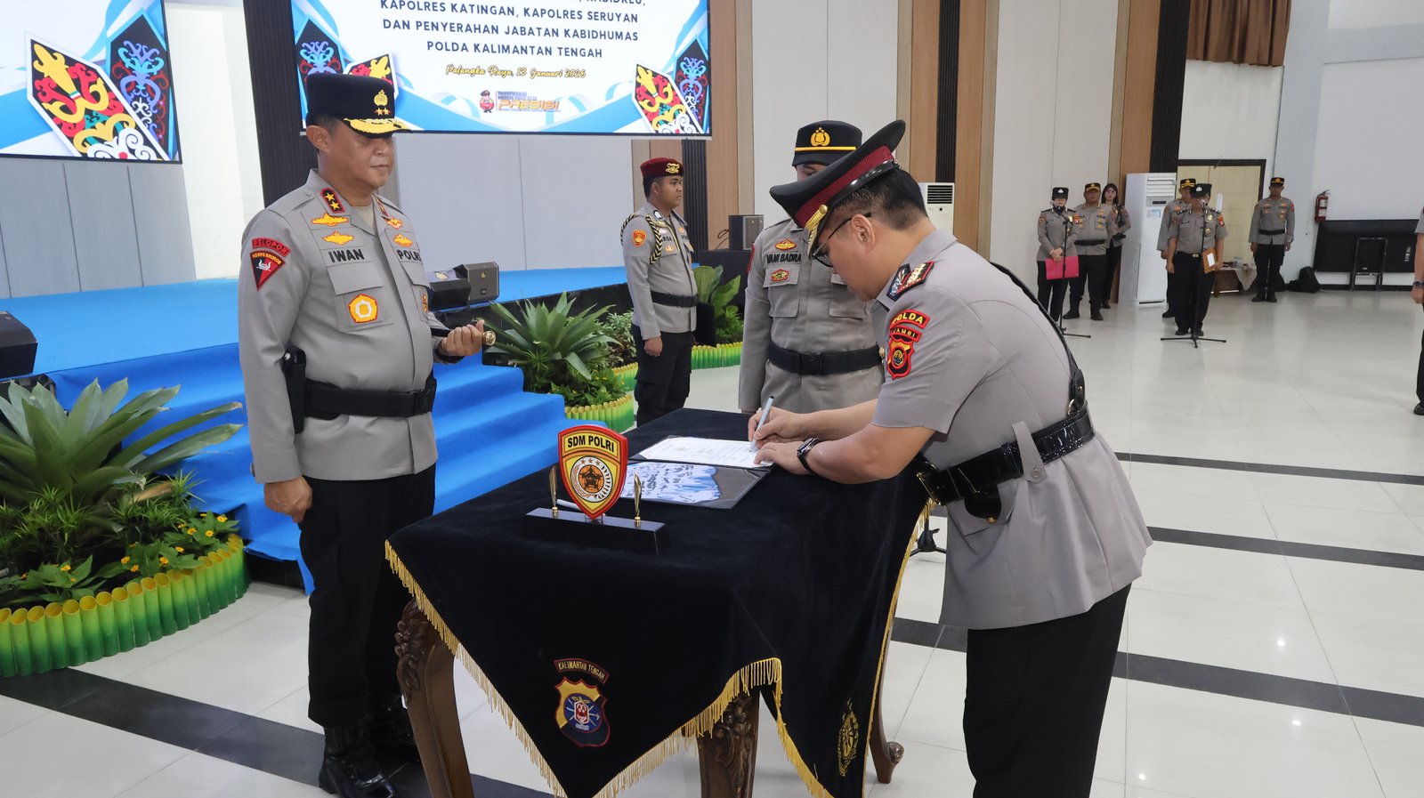 Rotasi Jabatan di Polda Kalteng, Kapolda Tekankan Adaptasi Cepat Pejabat Baru