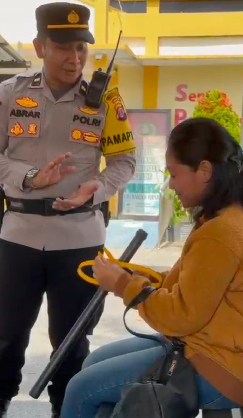 Cerita Unik di Polresta Palangka Raya, Ibu Hamil Asal Sampit Ngidam Bertemu Polisi