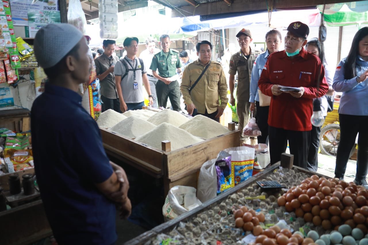 Pemprov Kalteng Pantau Harga Pangan Jelang Ramadan di Pasar Besar Palangka Raya
