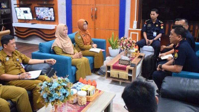 Perkuat Sinergi, Kepala Dislutkan Kalteng Terima Kunjungan Kepala Stasiun PSDKP KKP Pontianak