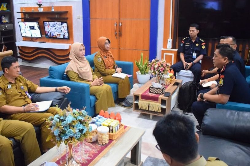 Perkuat Sinergi, Kepala Dislutkan Kalteng Terima Kunjungan Kepala Stasiun PSDKP KKP Pontianak