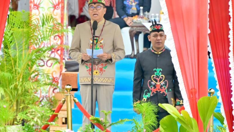 Plt. Sekda Kalteng Inspektur Upacara Peringatan Hari Jadi ke-73 Kabupaten Kotawaringin Timur