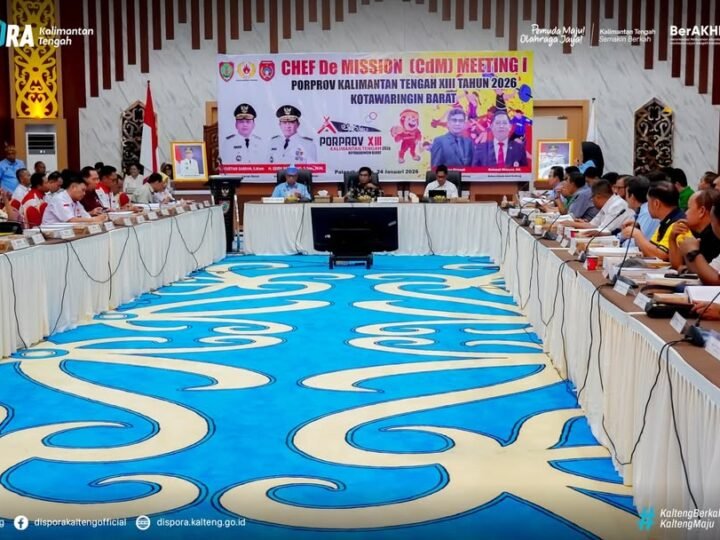 Mantapkan Persiapan Penyelenggaraan Porprov XIII Tahun 2026, KONI Kalteng Gelar CdM Meeting