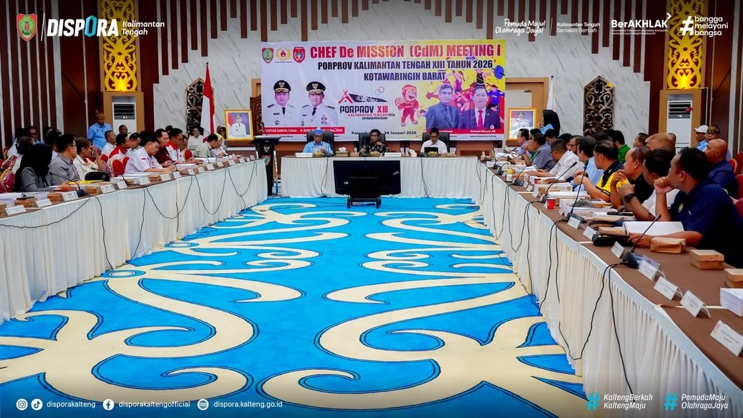 Mantapkan Persiapan Penyelenggaraan Porprov XIII Tahun 2026, KONI Kalteng Gelar CdM Meeting