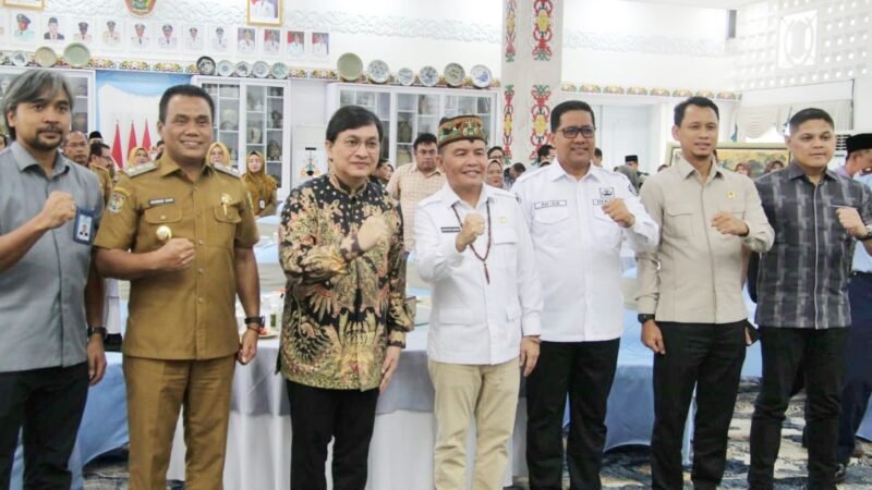 Gubernur Kalteng Sambut Kunjungan Silaturahmi Staf Khusus Presiden Bidang Ekonomi Kreatif Yovie Widianto