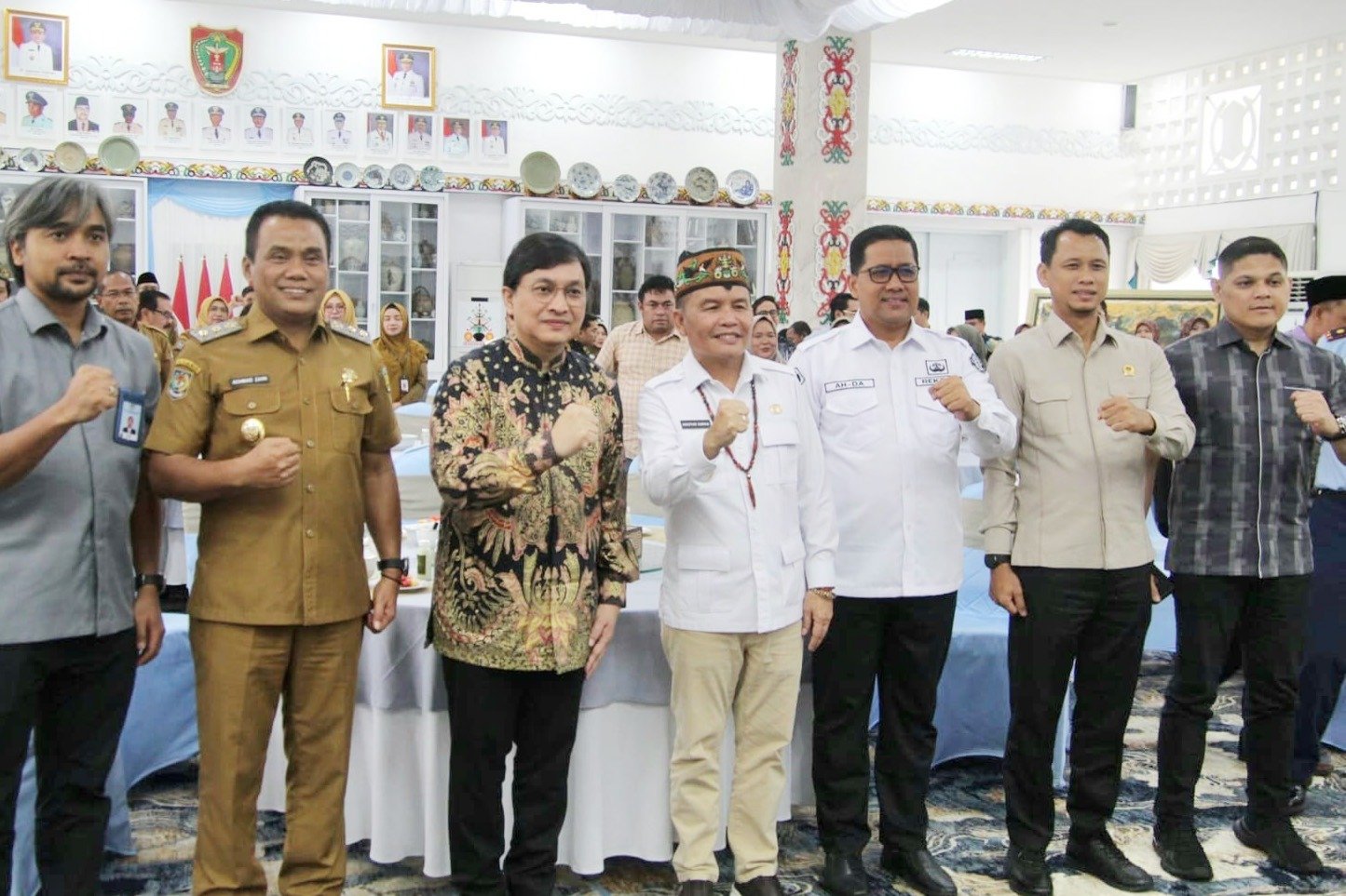 Gubernur Kalteng Sambut Kunjungan Silaturahmi Staf Khusus Presiden Bidang Ekonomi Kreatif Yovie Widianto