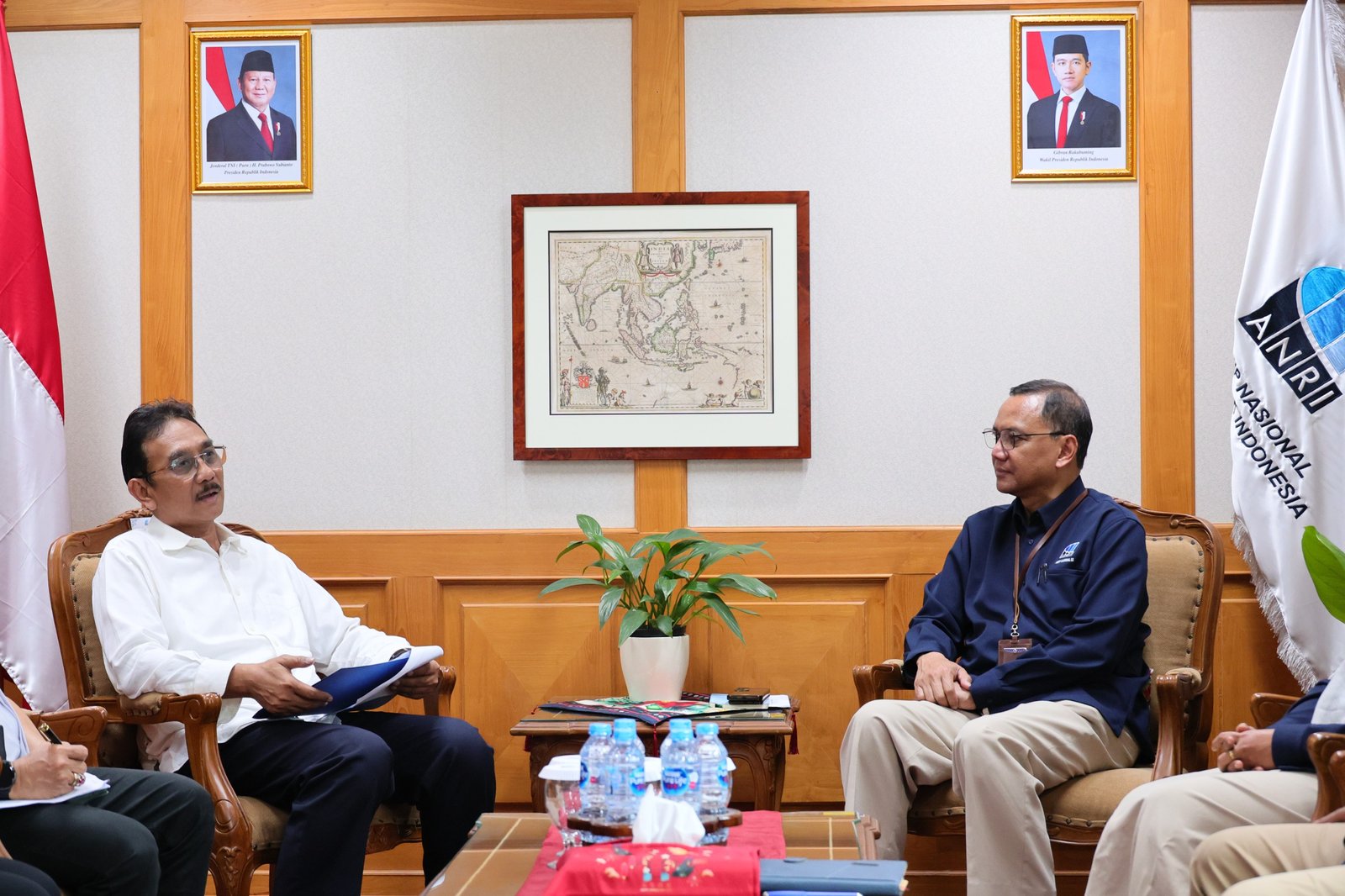 Sekjen ATR/BPN dan Kepala ANRI Bahas Penguatan Arsip Pertanahan Digital