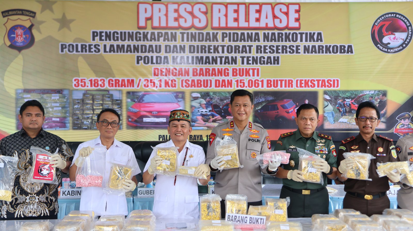 Selamatkan Ratusan Ribu Jiwa, Pengungkapan Narkoba Terbesar Polres Lamandau Tuai Apresiasi