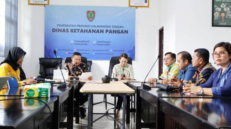 Bahas Program MBG, DPRD Gumas Kunker ke Dinas Ketahanan Pangan Kalteng