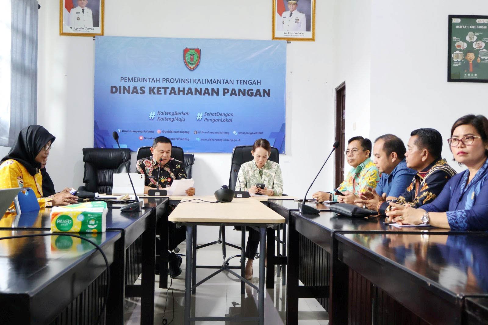 Bahas Program MBG, DPRD Gumas Kunker ke Dinas Ketahanan Pangan Kalteng