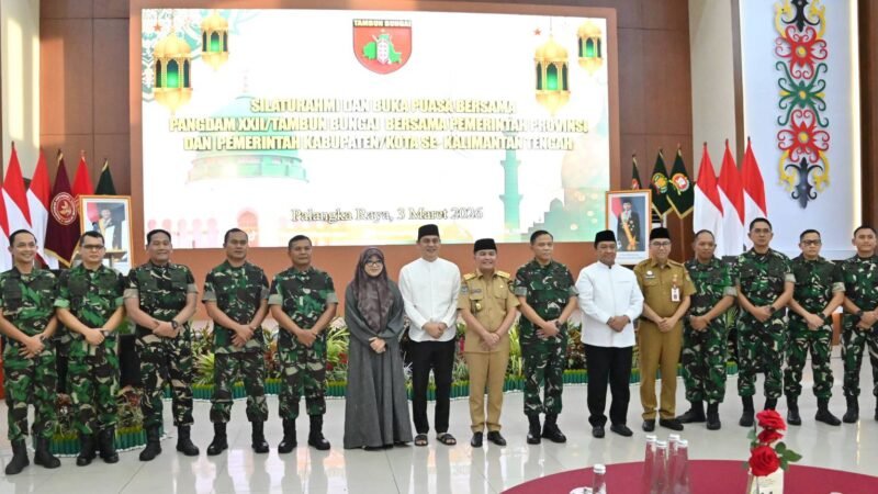 Gubernur dan Wagub Kalteng Hadiri Silaturahmi dan Buka Puasa Bersama di Makodam XXII/Tambun Bungai
