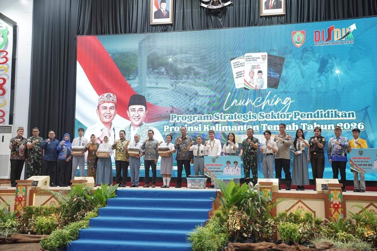 Peluncuran Bantuan Perlengkapan Sekolah SMA/SMK/SKH di Kalimantan Tengah