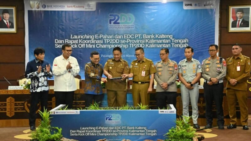 Wakil Gubernur Secara Resmi Launching E-Pahari dan EDC PT. Bank Kalteng