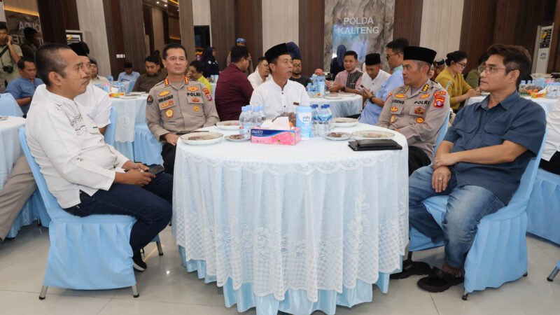 Polda Kalteng Pererat Sinergi dengan Wartawan Lewat Buka Puasa Bersama