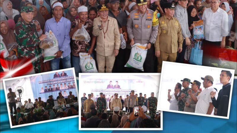 Forkopimda Kalteng Salurkan Bantuan Presiden untuk Warga Kotim, Ribuan Paket Sembako Dibagikan