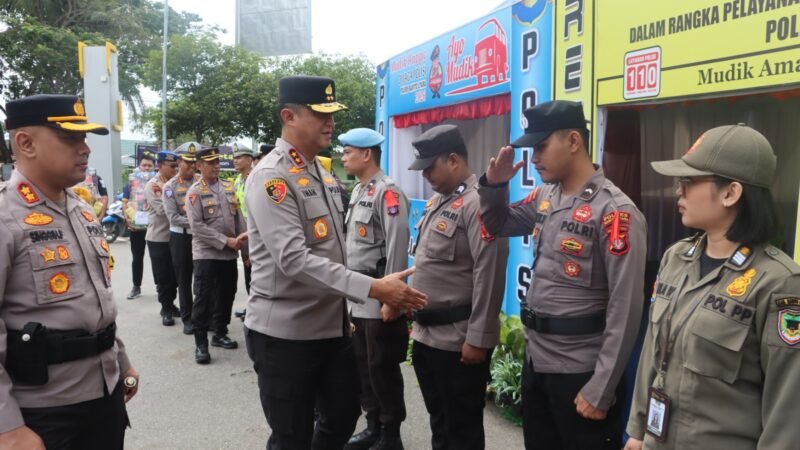 Kapolda Kalteng Tinjau Pos Pengamanan Lebaran di Barito Utara, Pastikan Pelayanan Maksimal bagi Pemudik