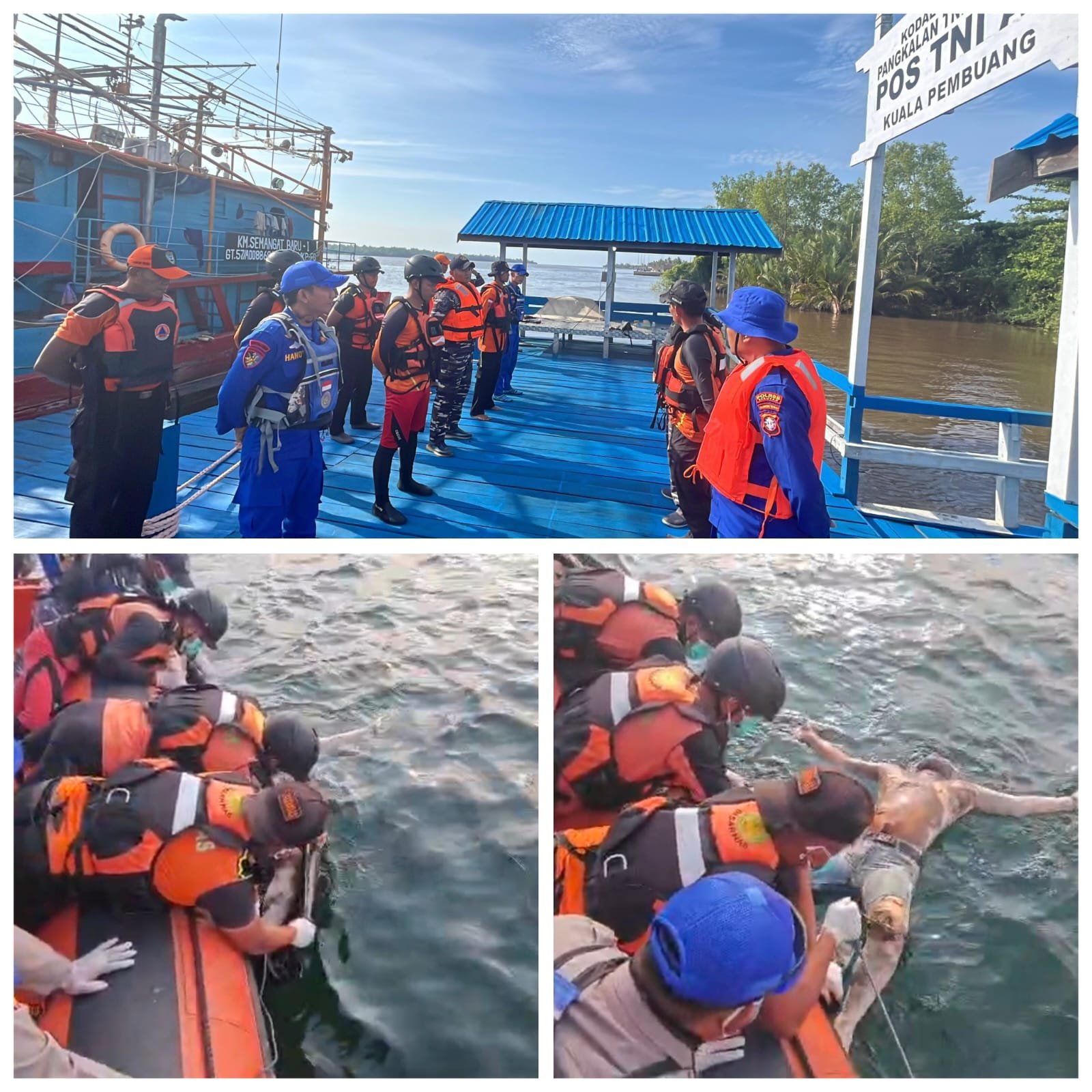 Hari Kelima Pencarian, ABK KM Triton 28 Ditemukan Tak Bernyawa di Perairan Seruyan