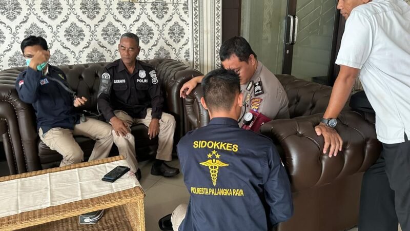 Peduli Kesehatan Anggota, Sidokkes Polresta Palangka Raya Rutin Gelar Pemeriksaan di Mako