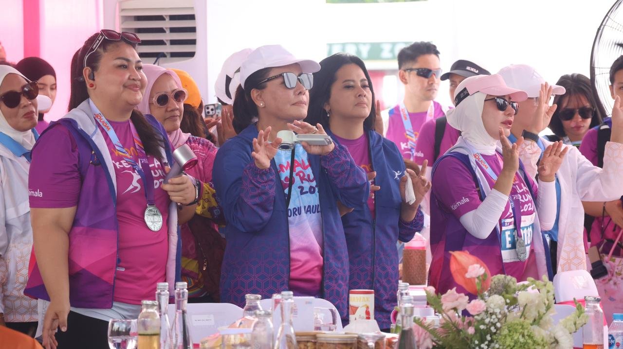 Kapolda Kalteng dan Bhayangkari Ikut Kemala Run 2026 di Bali, Berlari Sambil Menebar Kepedulian