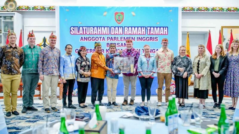 Gubernur Kalteng Gelar Silaturahmi Bersama Delegasi Parlemen Inggris, Buka Peluang Kerja Sama Sektor Strategis