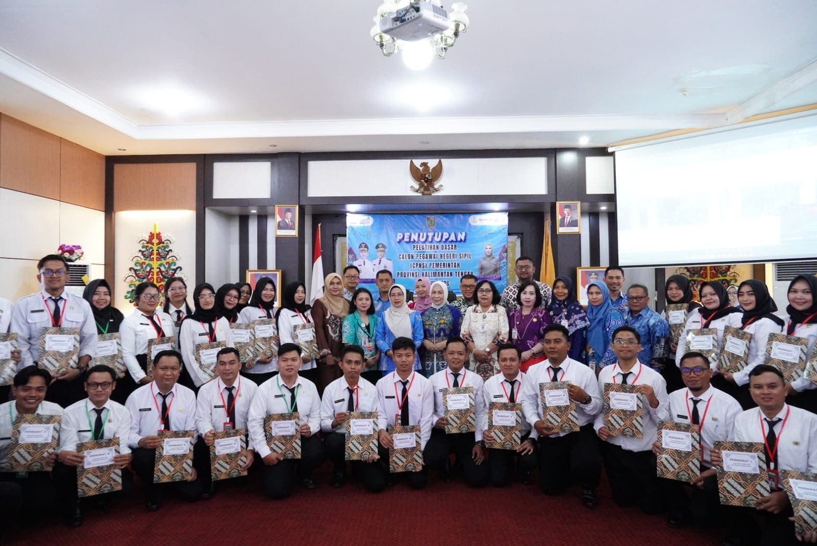 Penutupan Pelatihan Dasar CPNS Golongan II dan III di Kalimantan Tengah