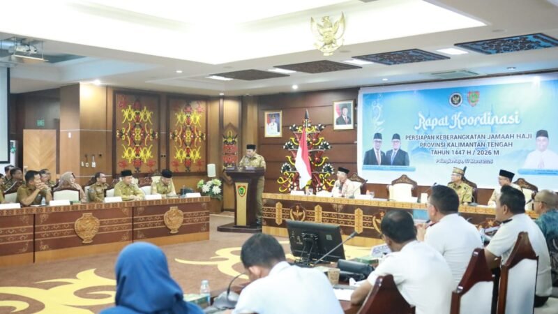 Persiapan Haji 2026: Rapat Koordinasi Pemerintah Provinsi Kalimantan Tengah