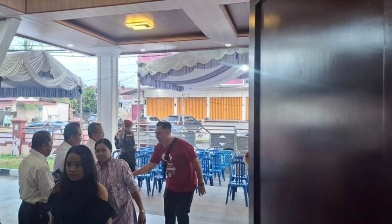 Amankan Ibadah Jumat Agung, Polsek Rakumpit Pastikan Jemaat GKE Galilea Petuk Bukit Beribadah Aman