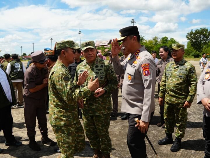 Kapolda Kalteng Terima Kunker Menhan dan Satgas PKH, Fokus Penertiban Kawasan Huta