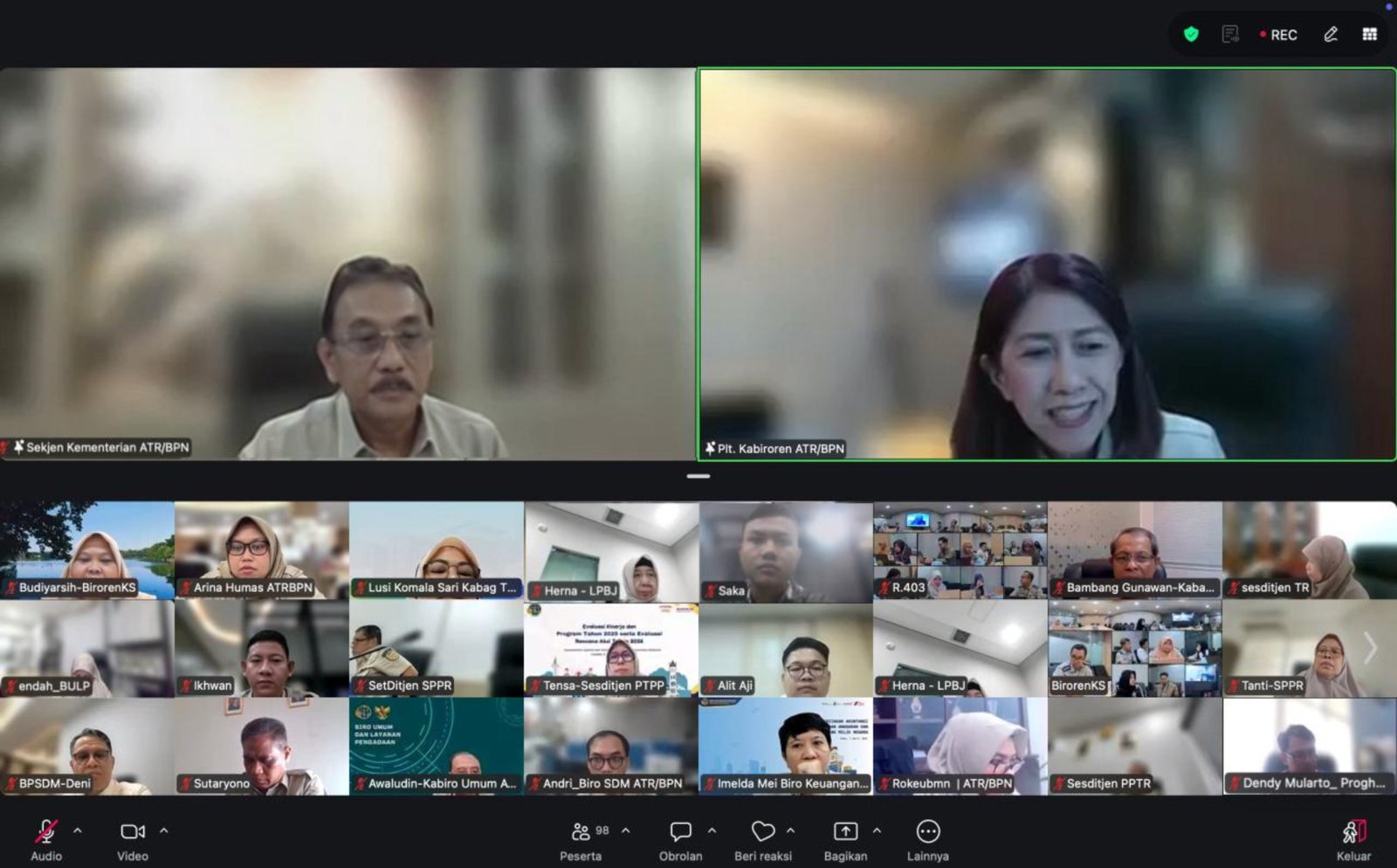 ATR/BPN Matangkan Struktur Anggaran 2027, Tekankan Efisiensi dan Layanan Publik