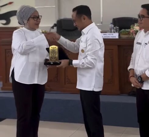 Kepala BPN Kalteng Hadiri Penyerahan Sertifikat Aset Daerah Pemko Palangka Raya