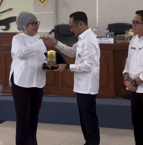 Kepala BPN Kalteng Hadiri Penyerahan Sertifikat Aset Daerah Pemko Palangka Raya
