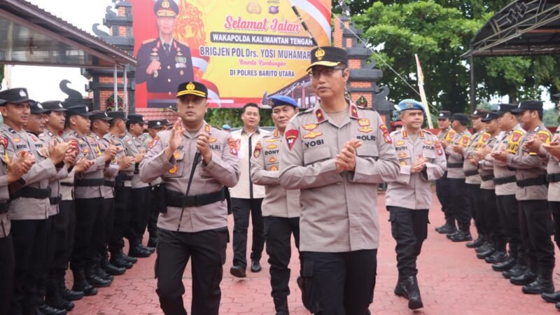 Wakapolda Kalteng Sampaikan 4 Pesan Strategis Saat Kunker di Polres Barut