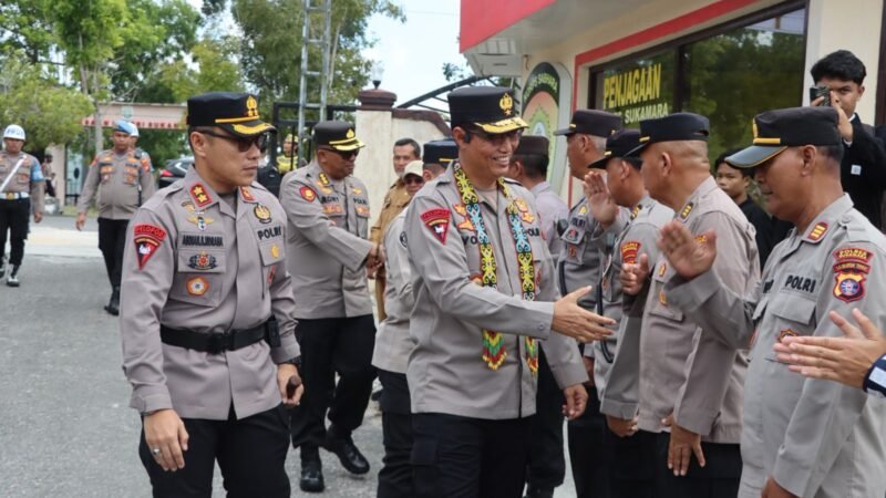 Wakapolda Kalteng Kunjungi Polres Sukamara, Soroti Disiplin dan Penguatan Pengawasan Internal