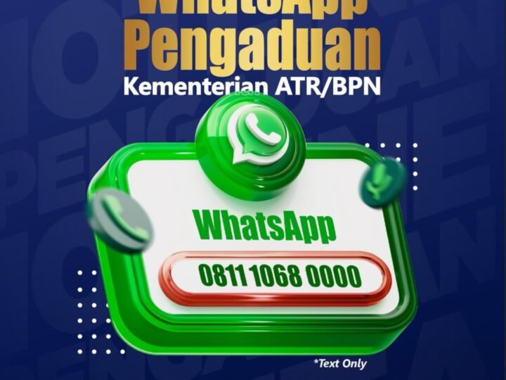 ATR/BPN Minta Warga Segera Laporkan Praktik Mafia Tanah