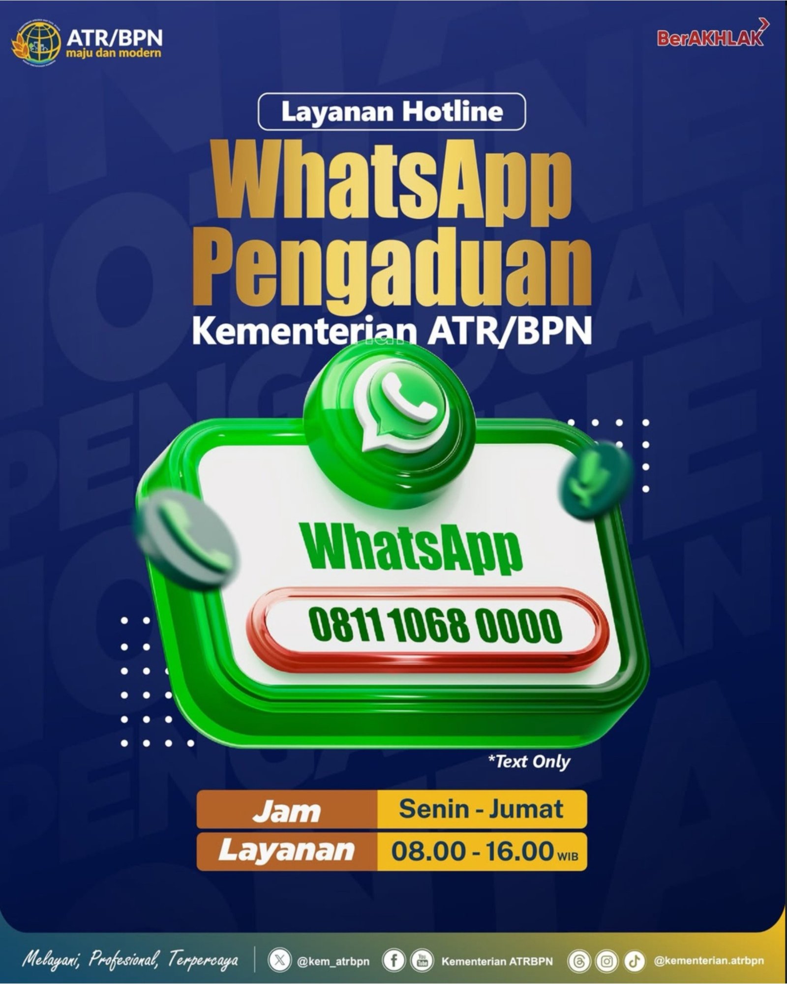 ATR/BPN Minta Warga Segera Laporkan Praktik Mafia Tanah