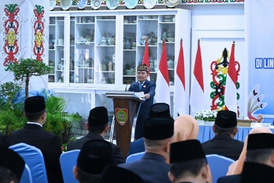 Gubernur Kalteng Lantik Enam Pejabat Tinggi Pratama