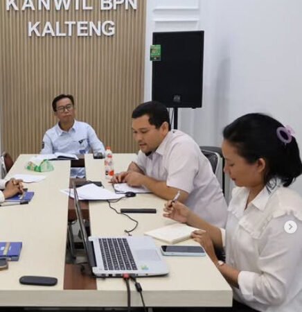 Evaluasi Ketatausahaan BPN Kalteng, Perkuat Kinerja dan Akuntabilitas Satuan Kerja